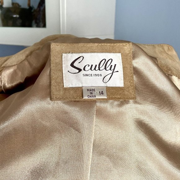 Scully Suede Fringe Jacket Women's Leather Tan Western Cowgirl Rodeo - Picture 9 of 11